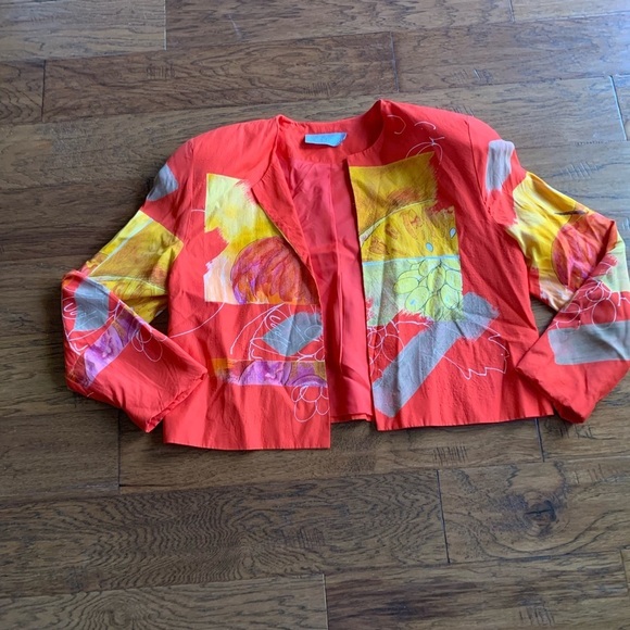 AC Sport Abstract Collarless Jacket‎ - Picture 3 of 10